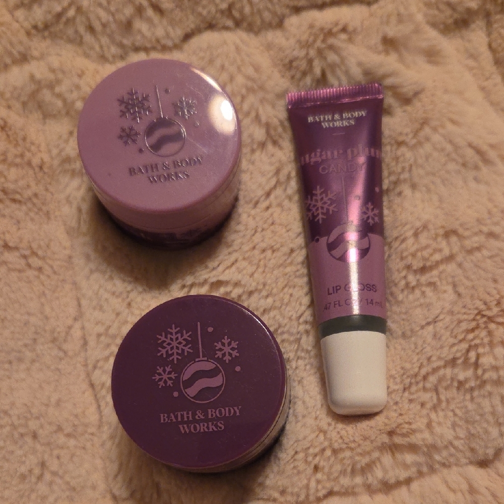 Bath & Body Works Sugar Plum Lip Trio